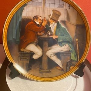 Collectors Plate “Clinching The Deal”The Rarest Rockwell